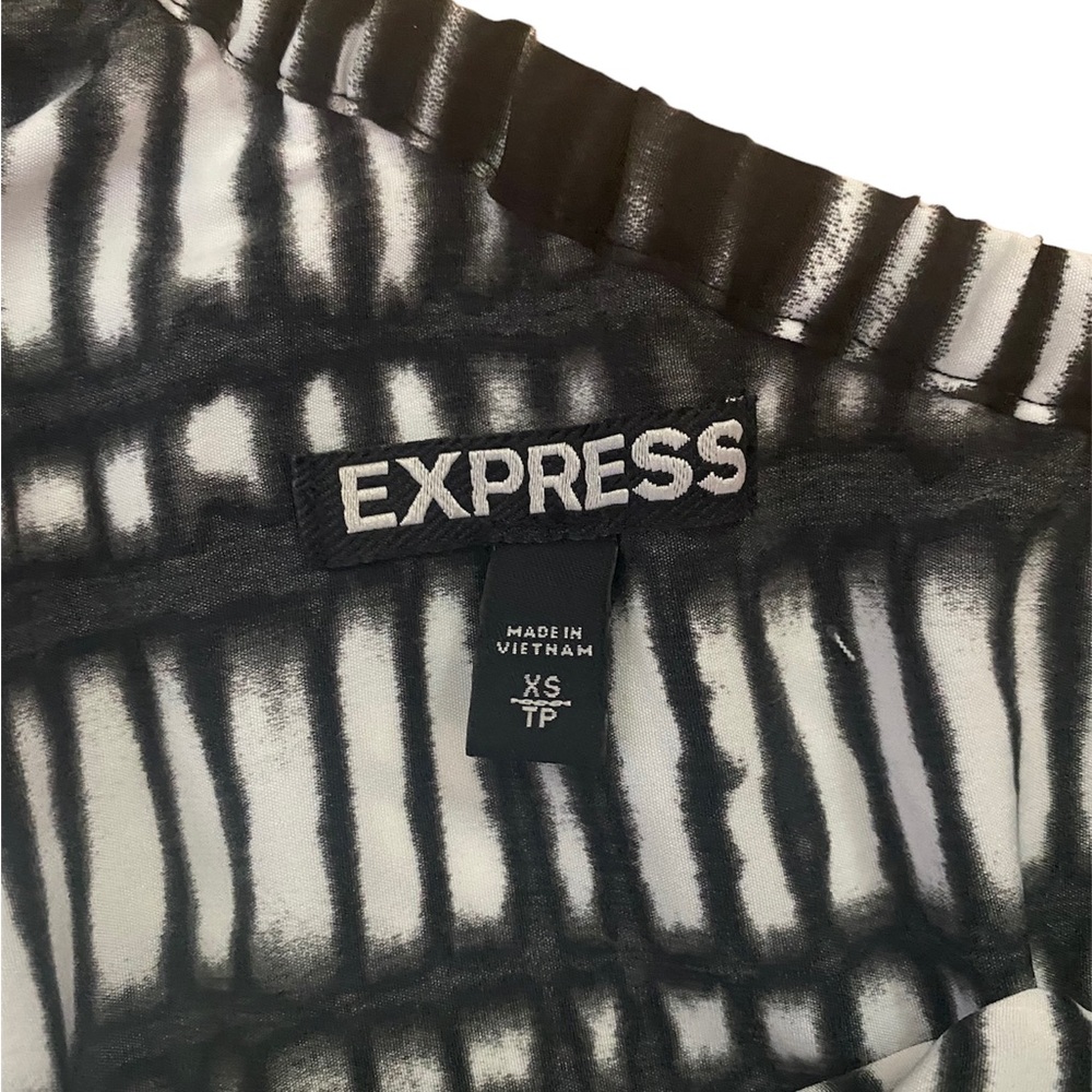 Express One Shoulder Ruffle Mini Dress. Size XS - Picture 5 of 5